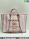 Сумка шоппер Chanel Rue De Cambon тканевая полосатая, фото 4