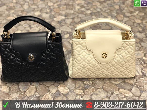 Сумка Louis Vuitton Луи Витон Кожаная Черный - фото 7 - id-p99226207