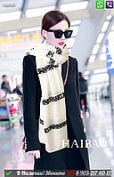 Палантин Chanel с геометрическим узором