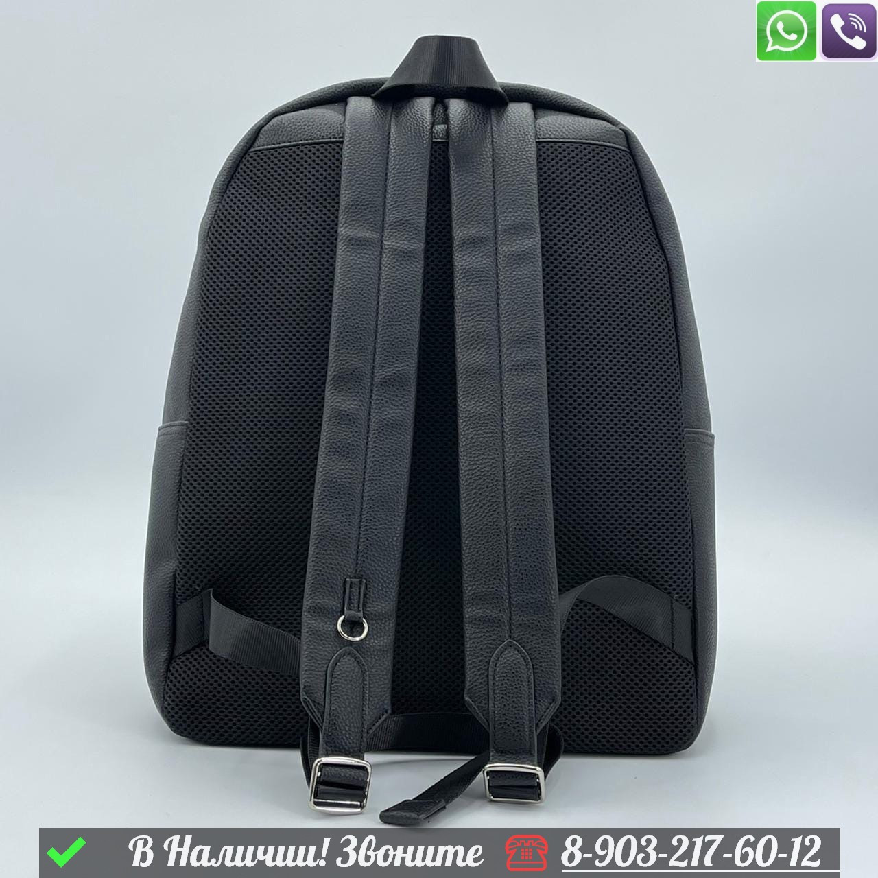 Рюкзак Coach кожаный черный - фото 6 - id-p99229782