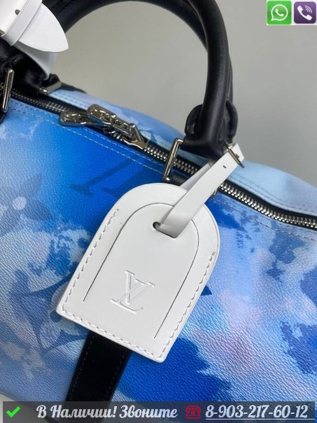 Дорожная сумка Louis Vuitton Keepall 50 с разноцветными квадратами - фото 2 - id-p99227875