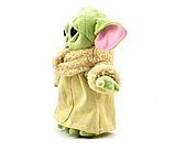 Йода мягкая игрушка (малыш джедай Грогу, Мандалорец, Звёздные войны) 32 см., фото 2