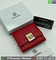 Кошелек Chanel кожаный Красный