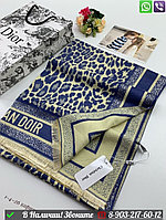 Палантин Dior с леопардовым принтом