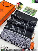 Палантин Hermes с логотипом