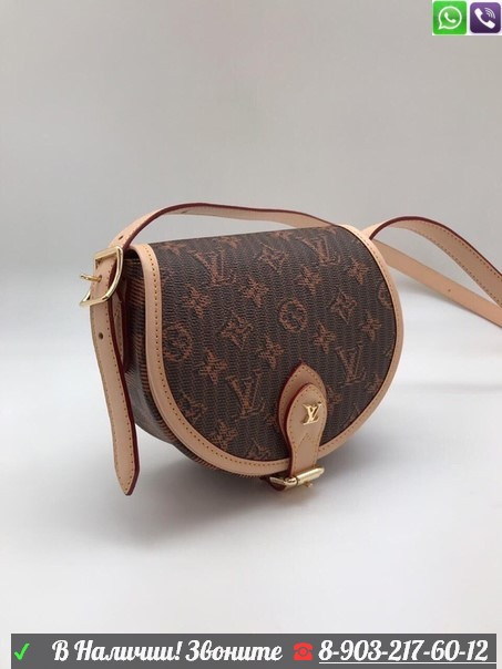 Сумка Louis Vuitton TAMBOURIN клатч, Коричневый - фото 6 - id-p99226256
