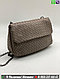 Сумка Bottega veneta клатч на цепочке клатч, Серый, фото 9
