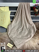 Платок Burberry с логотипом Бежевый
