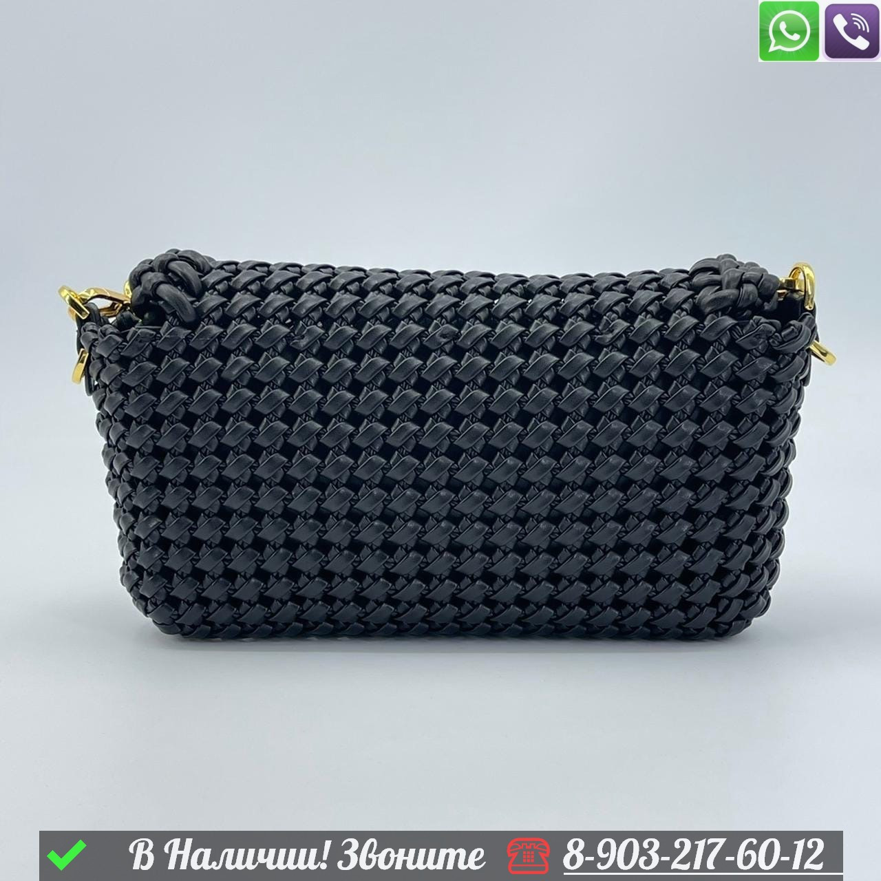 Сумка Fendi Baguette черная - фото 6 - id-p99229834