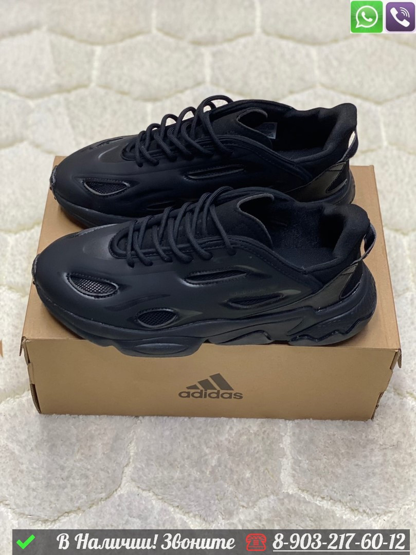 Кроссовки Adidas Ozweego черные - фото 4 - id-p99231855