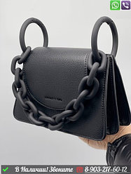 Сумка Charles & Keith С цепью Черный