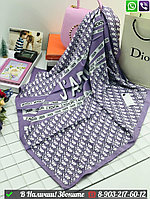 Платок Dior шелковый с логотипом