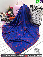 Платок Chanel шелковый с логотипом