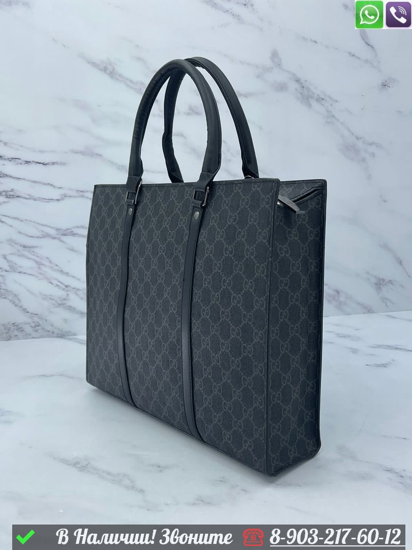 Портфель Gucci для документов Черный - фото 2 - id-p99231906