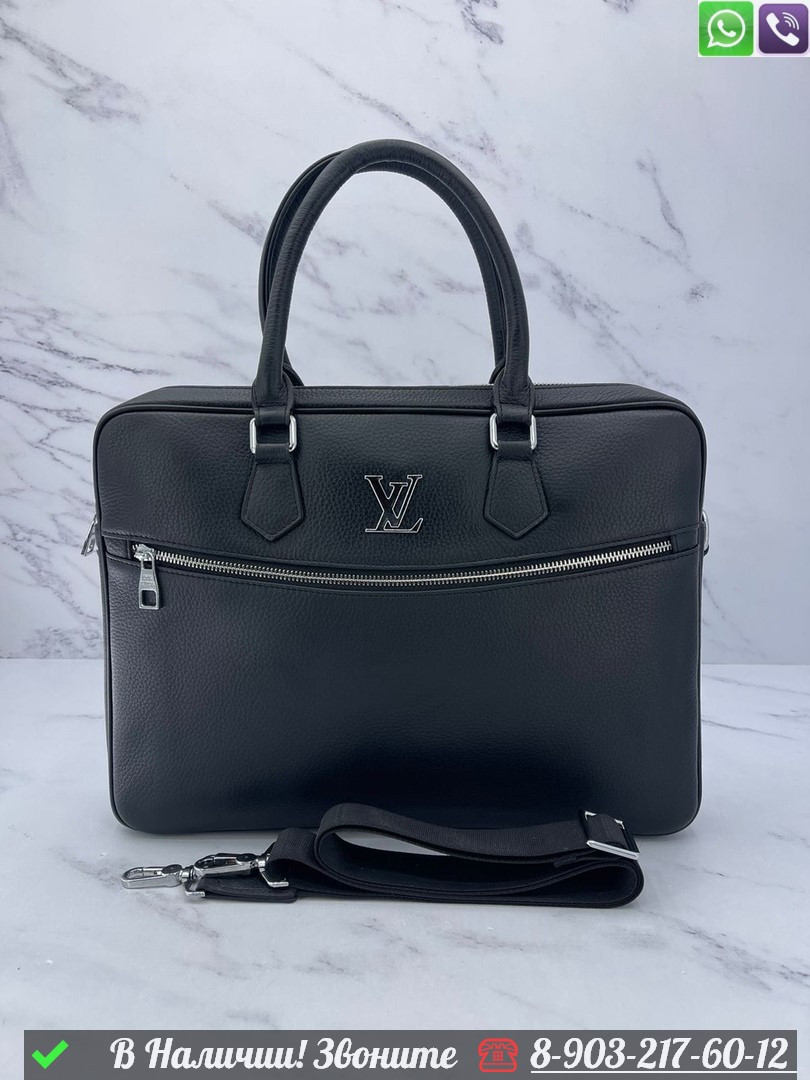 Портфель Louis Vuitton черный - фото 1 - id-p99231911