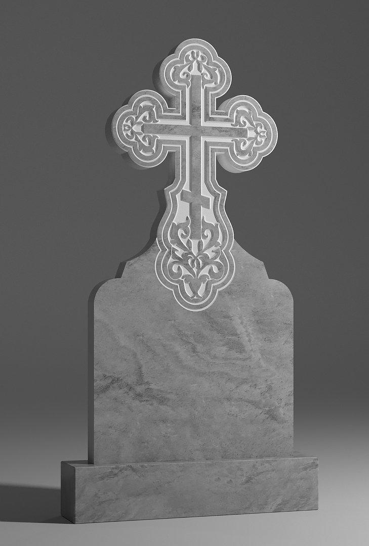 Памятник из мрамора Крест 1