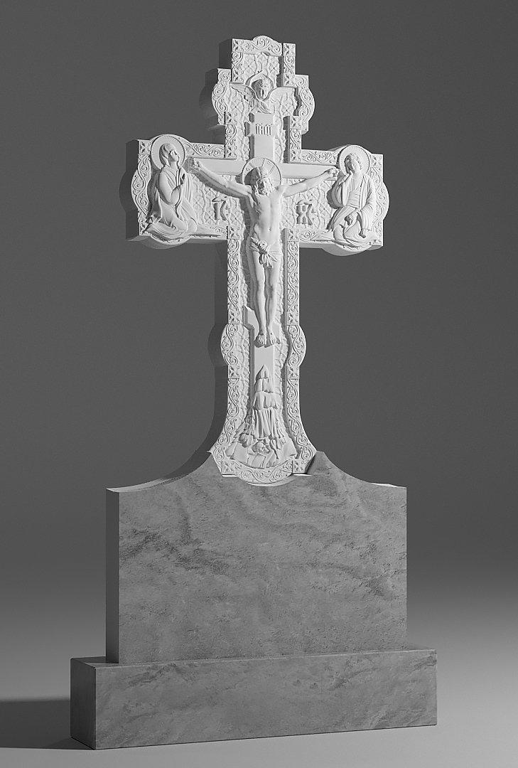 Памятник стела Крест 2 - фото 1 - id-p99236728
