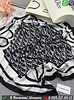 Платок Dior шелковый с логотипом