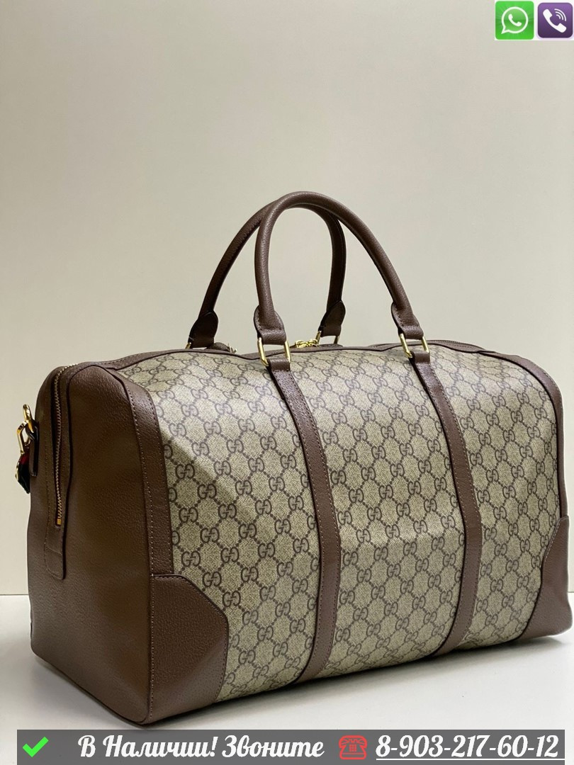 Дорожная сумка Gucci GG Supreme - фото 6 - id-p99229944