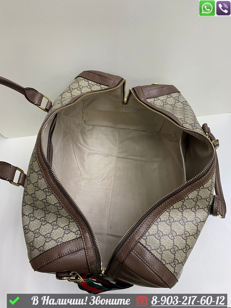 Дорожная сумка Gucci GG Supreme - фото 8 - id-p99229944