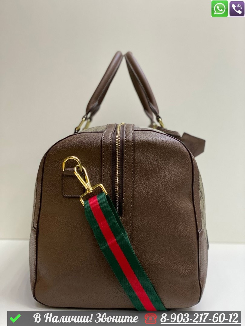 Дорожная сумка Gucci GG Supreme Черный - фото 5 - id-p99229945