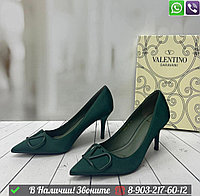 Valentino Vlogo матадан тігілген туфлилер