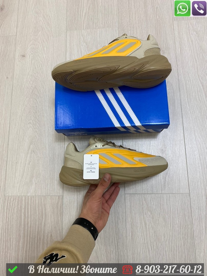 Кроссовки Adidas Ozelia желтые - фото 5 - id-p99233966