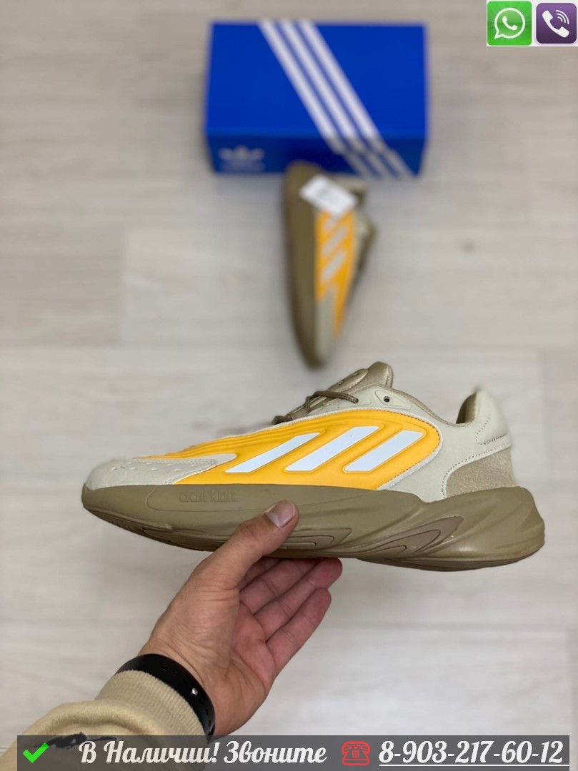 Кроссовки Adidas Ozelia желтые - фото 10 - id-p99233966