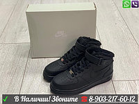 Зимние кроссовки Nike Air Force 1 Черный