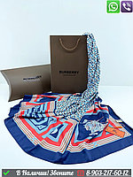 Платок Burberry шелковый с логотипом