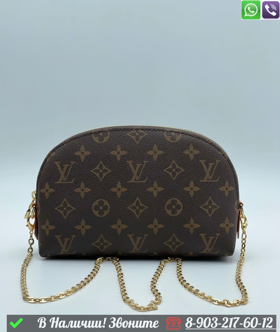Косметичка Louis Vuitton на цепочке - фото 3 - id-p99232032