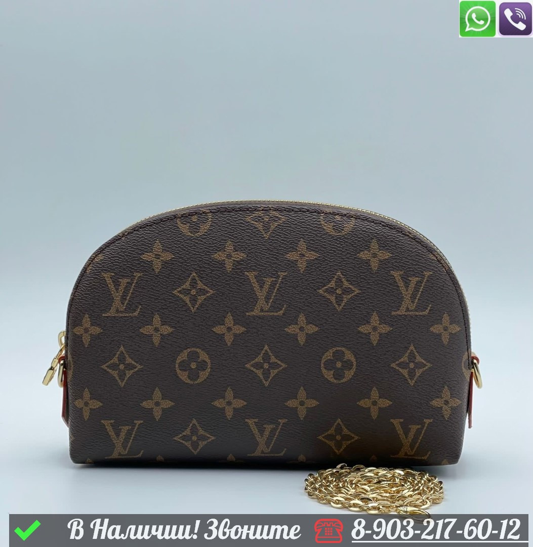 Косметичка Louis Vuitton на цепочке - фото 4 - id-p99232032