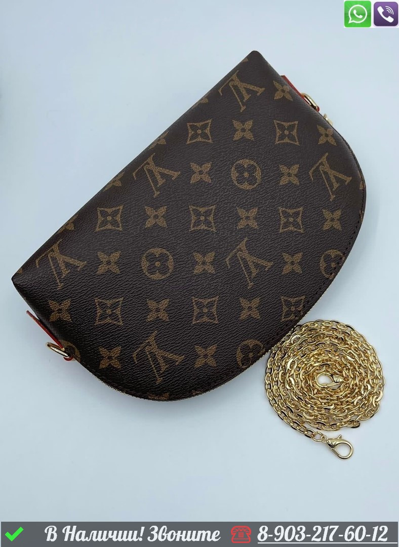 Косметичка Louis Vuitton на цепочке - фото 5 - id-p99232032