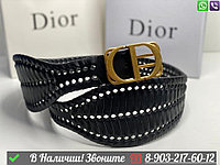 Ремень Christian Dior широкий Черный