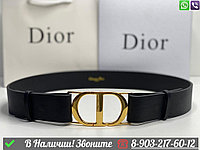 Ремень Dior кожаный Черный