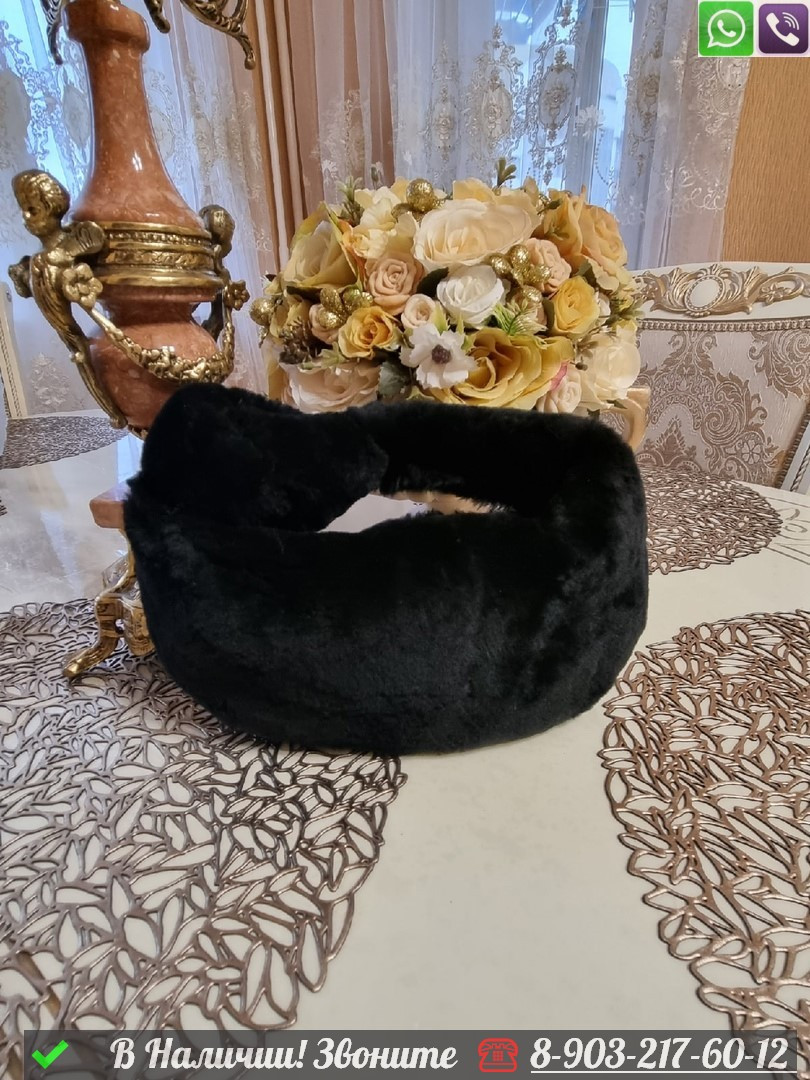 Сумка Bottega Veneta Jodie меховая, фото 1