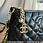 Сумка Chanel кожаная черная, фото 4
