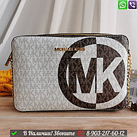 Сумка Michael Kors Jet Set белая