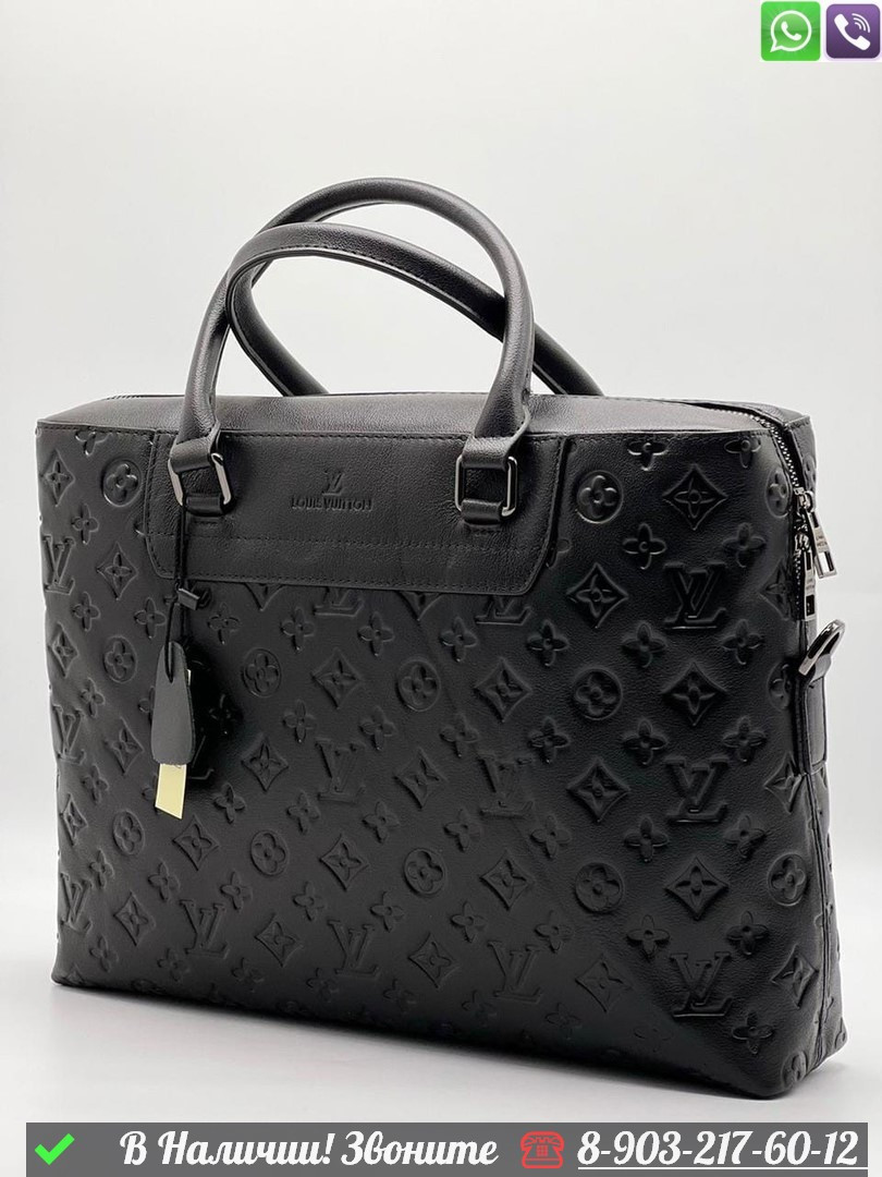 Портфель Louis Vuitton черный - фото 6 - id-p99232107