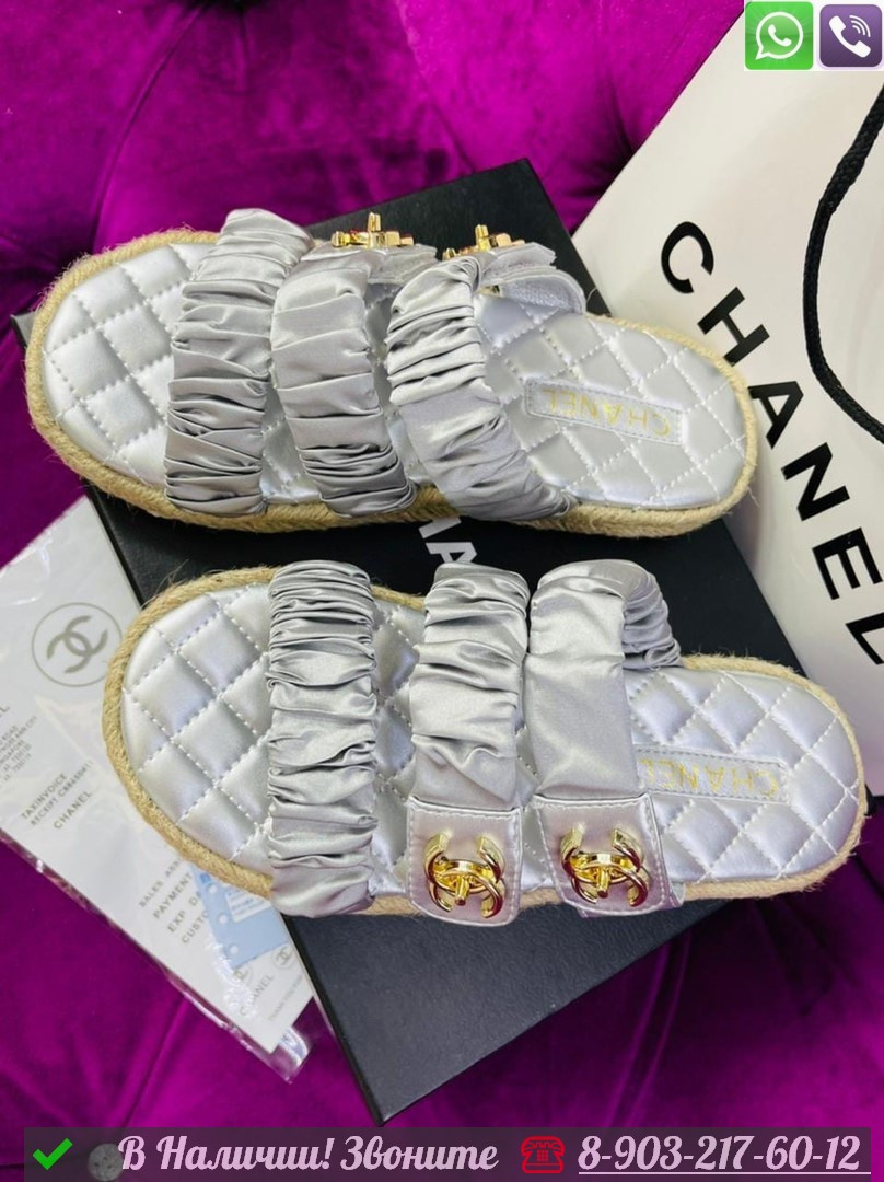 Босоножки Chanel кожаные - фото 1 - id-p99231139