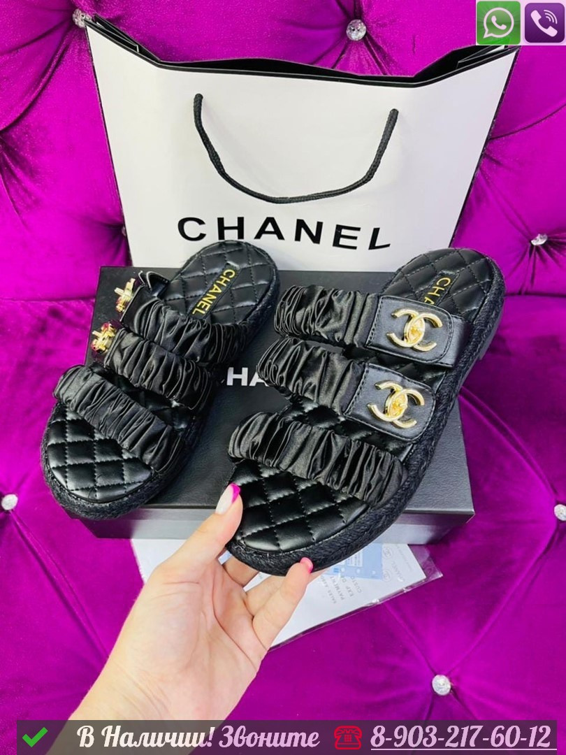 Босоножки Chanel кожаные - фото 8 - id-p99231139