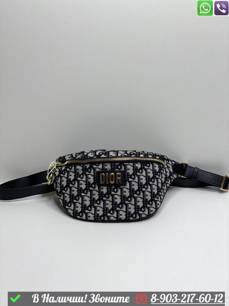 Поясная сумка Christian Dior в логотип - фото 2 - id-p99230150