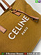 Сумка шоппер Celine тканевая, фото 4