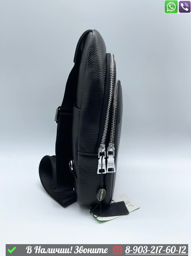 Сумка слинг Prada черная - фото 3 - id-p99232170