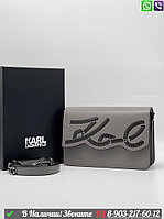 Сумка Karl Lagerfeld Signature Серый