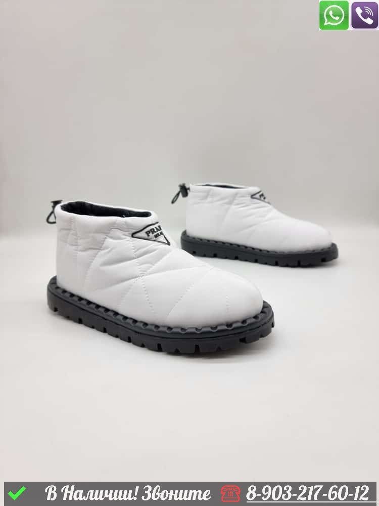 Ботинки Prada короткие угги дутики - фото 3 - id-p99229224