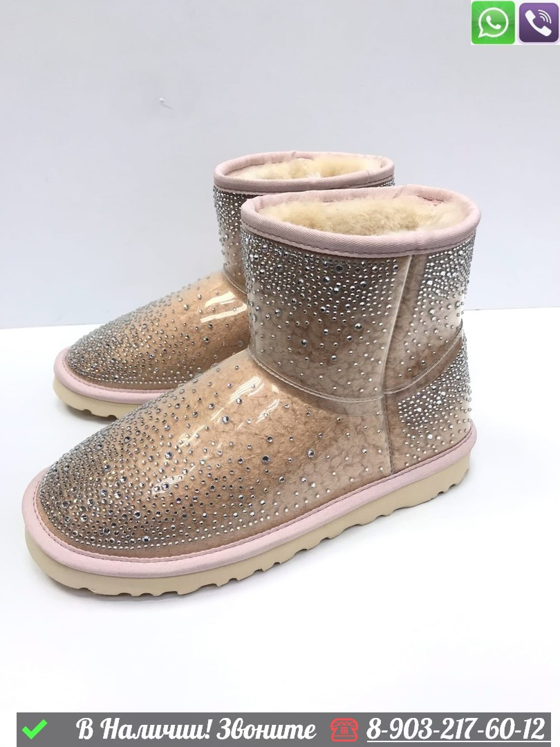 Угги UGG Clasic Mini Clear Черный - фото 7 - id-p99232275