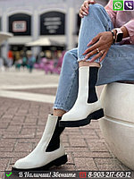 Ботинки Givenchy кожаные белые