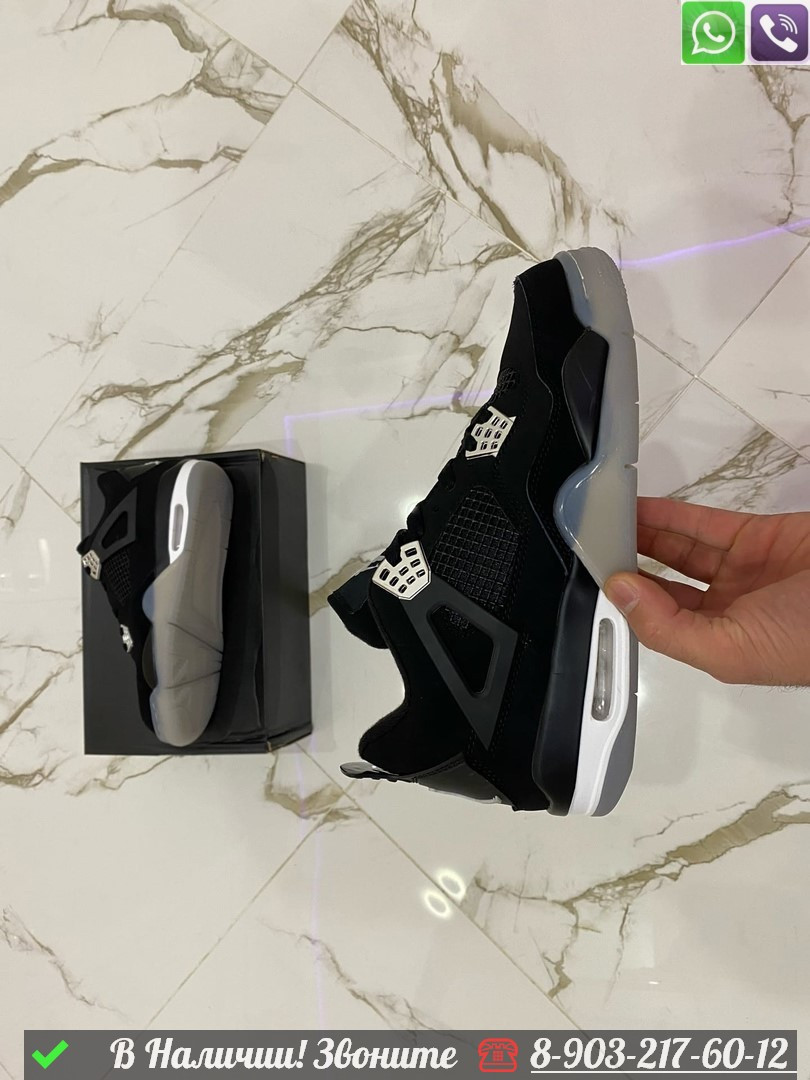 Кроссовки Nike Jordan черные - фото 10 - id-p99232370