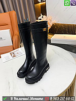 Сапоги Givenchy кожаные черные